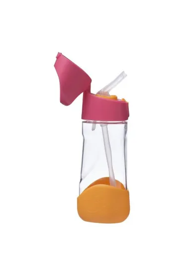 b.box Butelka tritanowa ze s�omk� Strawberry Shake 450 ml