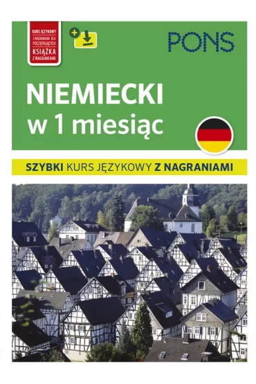 Niemiecki w 1 miesi�c szybki kurs j�zykowy  PONS