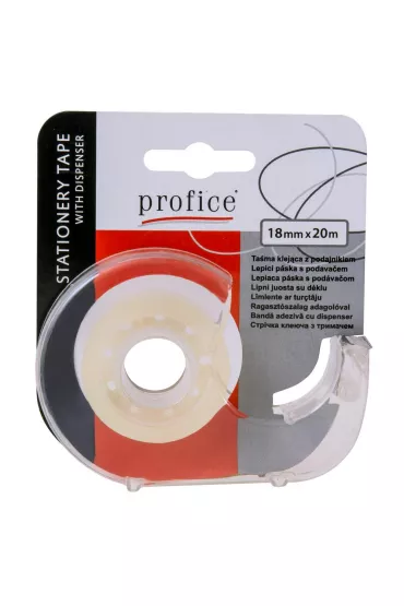 Profice Ta�ma klej�ca z podajnikiem blister 18mm x 20m