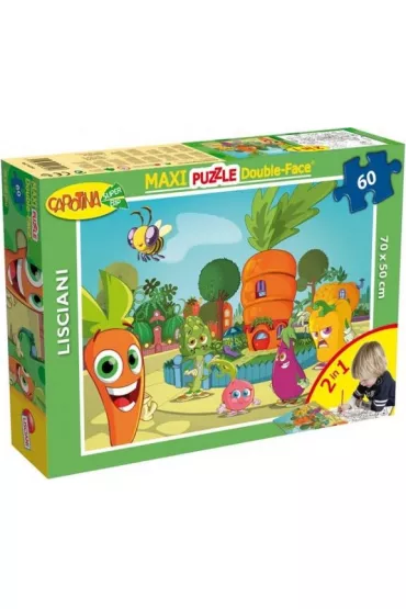 Puzzle dwustronne maxi 60 el. Carotina Lisciani