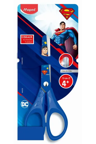 Maped No�yczki szkolne Superman 13cm