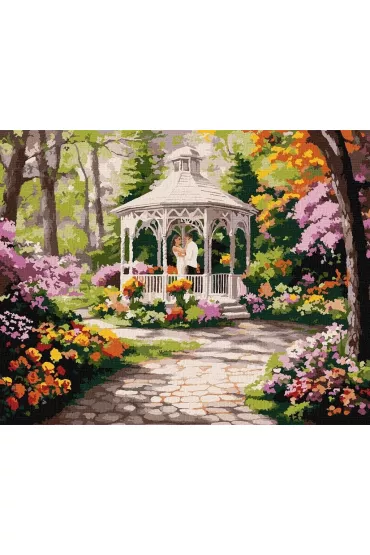 Ideyka Malowanie po numerach - Kwiecista ��ka 40x50cm