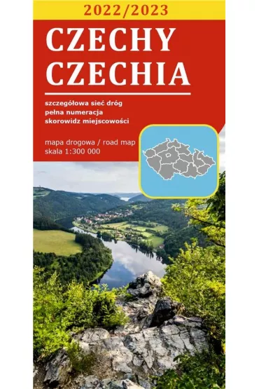 Mapa drogowa Czechy 1:440 000 laminowana (wyd. 2022)