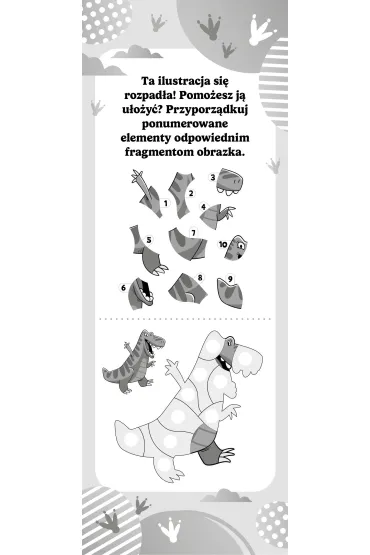 Wydrapywanka 80X215 Dinozaury. Zadania & zdrapki SKRZAT 074888 - Wioleta �y�owska