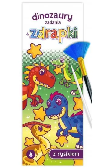 Wydrapywanka 80X215 Dinozaury. Zadania & zdrapki SKRZAT 074888 - Wioleta �y�owska