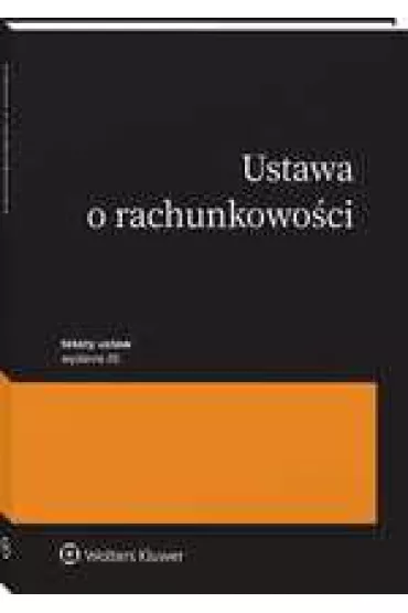 Ustawa o rachunkowo�ci