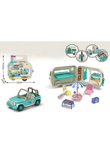 Auto z przyczep� play pocket 22x12x16,5cm Madej