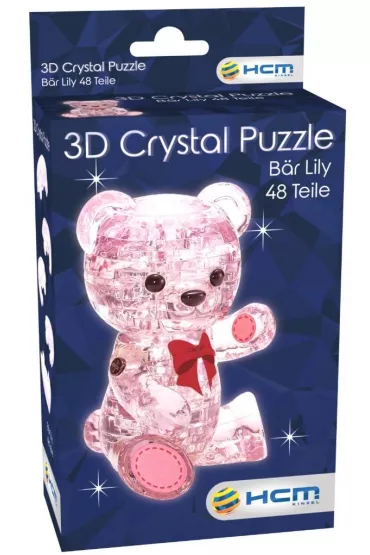 Puzzle 3D 48 el. Crystal Mi� Lily r�owy Bard Centrum Gier