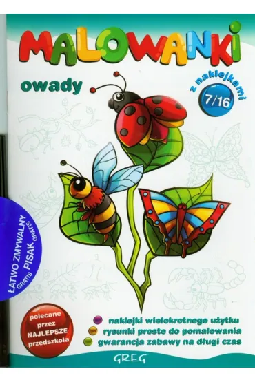 Malowanki - owady - Daria Widerma�ska-Spala
