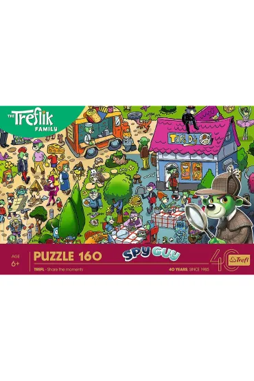 Puzzle 160 el. Trefliki celebruj�
