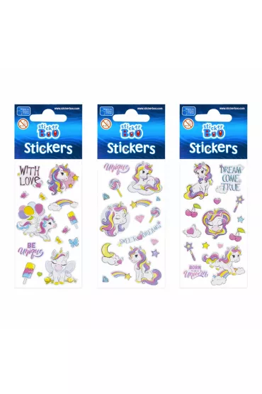 Sticker Boo Naklejki Unicorn 7x18 cm