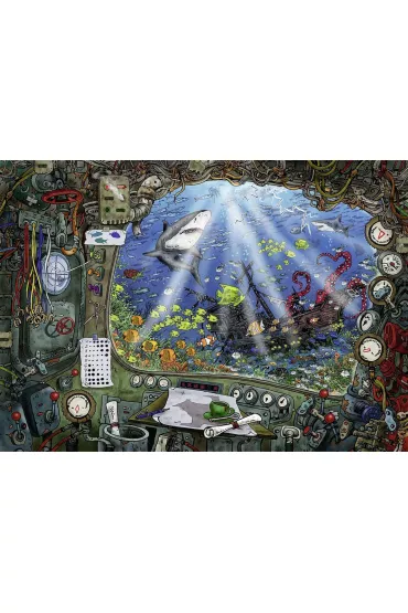 Puzzle 759 el. ��d� podwodna Ravensburger - Johannes Schiller