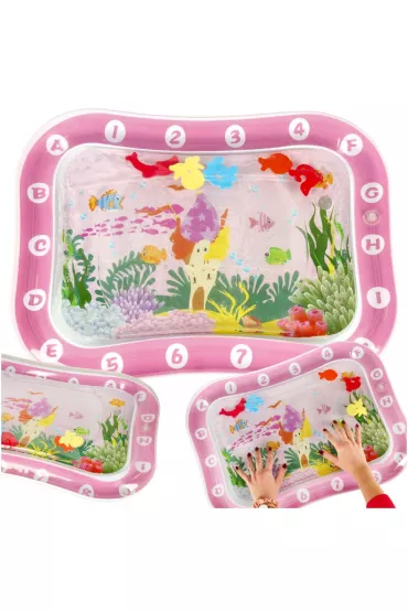 Mata wodna sensoryczna dmuchana dla niemowlt wodny wiat XXL 64x50 cm