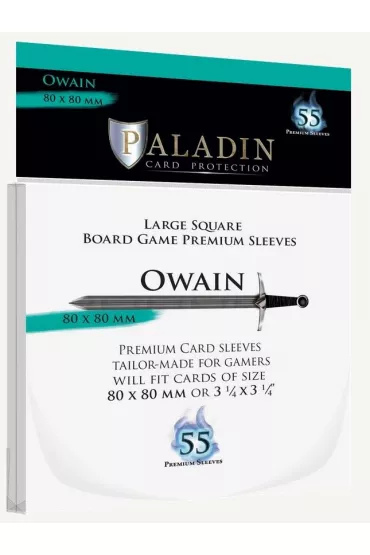 Board&Dice Koszulki na karty Paladin - Owain 80x80 mm 55 szt.