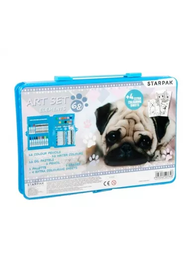 Starpak Zestaw artystyczny Piesek 68 element�w