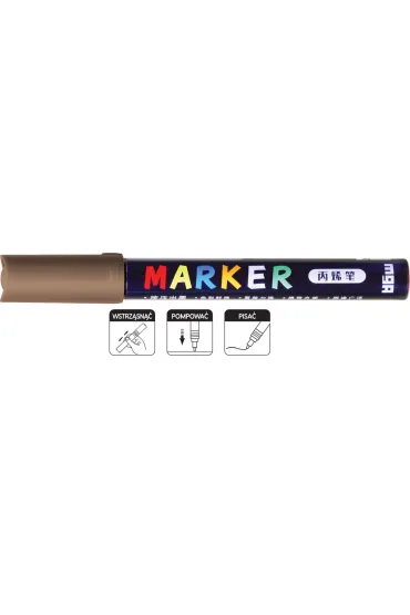 M&G Marker akrylowy 1-2 mm, br�zowy metalik