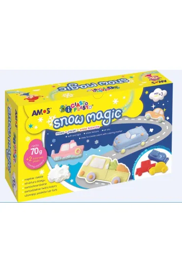 Magiczny �nieg Amos SM70P-C zestaw z foremkami