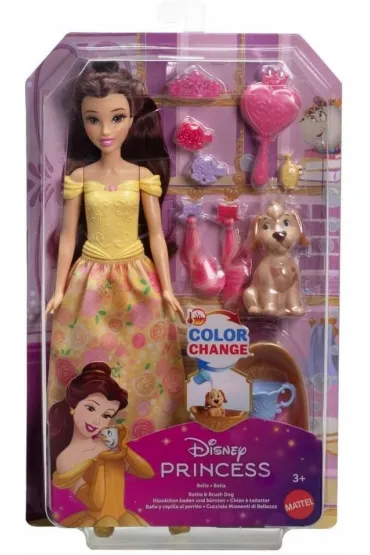 Disney Princess. Bella i piesek K�piel Mattel