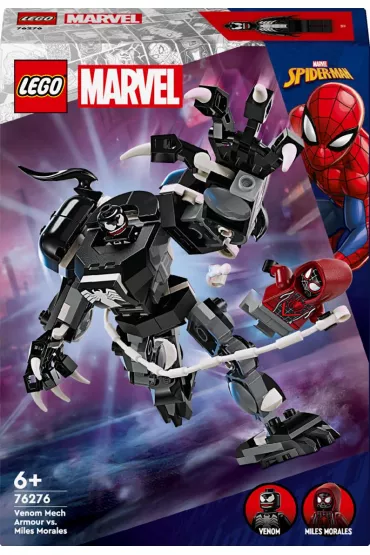LEGO Marvel Mechaniczna zbroja Venoma vs. Miles Morales 76276