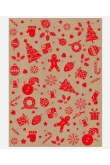 Canpol Torba �wi�teczna papierowa kraft TKB-30S (26,4x32,4x13,7cm) mix