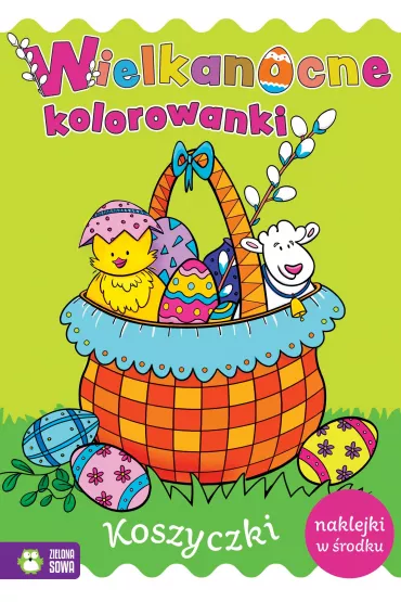 Wielkanocne kolorowanki. Koszyczki