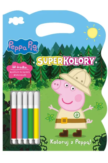 Koloruj z Pepp�! �winka Peppa. SuperKolory
