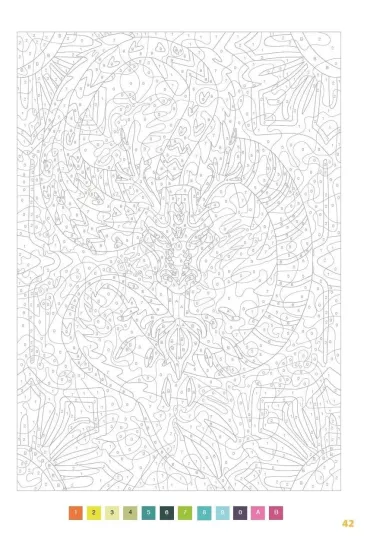 Art therapy. Kolorowanka antystresowa. Fantastyczne stworzenia. Zagadkowe rysunki - Sandrine Fourrier ilustr
