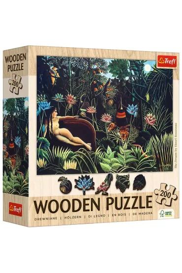 Puzzle drewniane 200 el. Sen Henri Rousseau Trefl