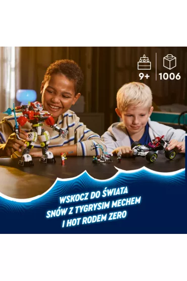 LEGO DREAMZzz Tygrysi mech Coopera i hot rod Zero 71497