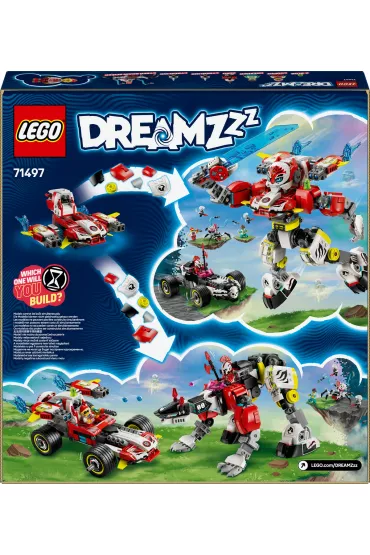 LEGO DREAMZzz Tygrysi mech Coopera i hot rod Zero 71497