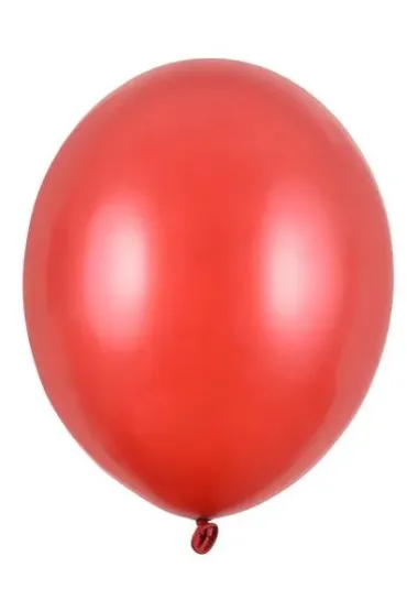 PartyDeco Balony Strong Pastel Poppy Red 30 cm 10 szt.