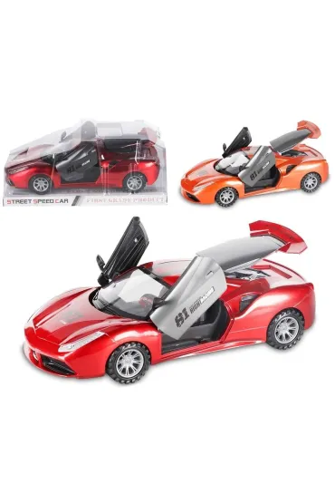 Auto sportowe czerwone Trifox
