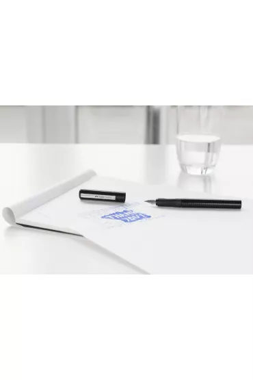 Faber-Castell Pi�ro wieczne szkolne Carbon Look + 6 naboi