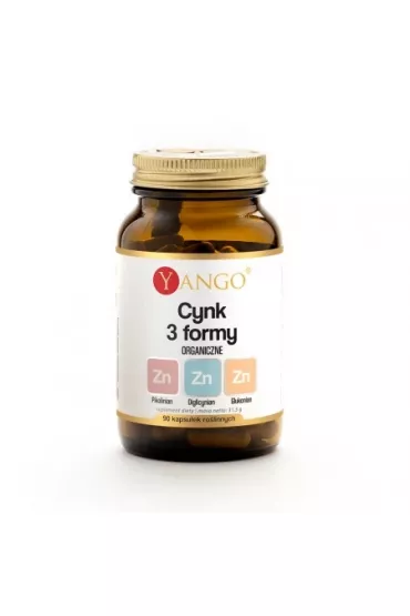 Yango Cynk 3 formy - suplement diety 90 kaps.