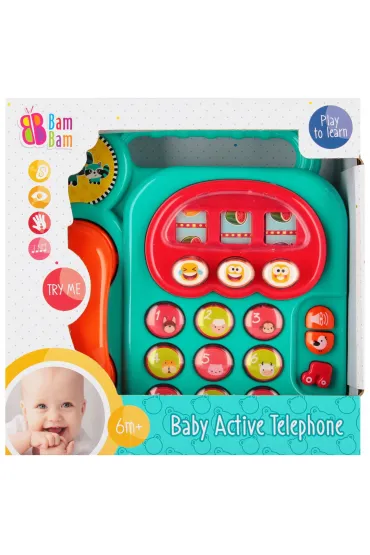 Muzyczny Telefonik Stacjonarny BAM BAM 541914
