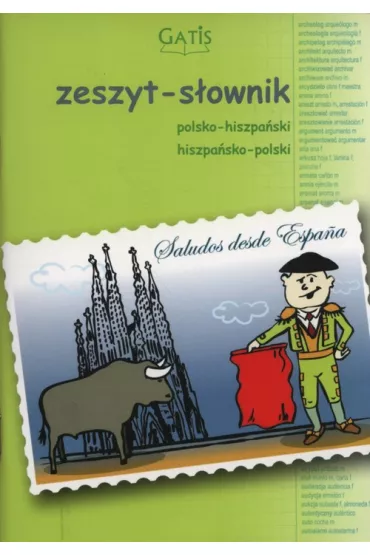 Gatis Zeszyt-s�ownik A5 polsko-hiszpa�ski kratka 60 kartek