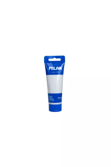 Milan Farba akrylowa w tubce srebrna 75ml