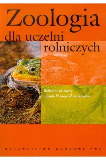 Zoologia dla uczelni rolniczych - Jolanta Hempel-Zawitkowska