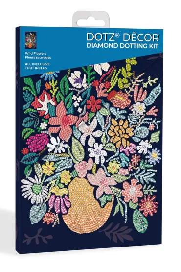 Diamond Dotz Haft diamentowy - Adults Wild Flowers 30x20cm