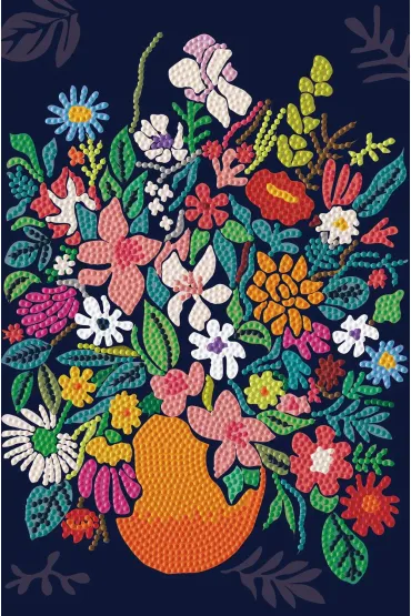 Diamond Dotz Haft diamentowy - Adults Wild Flowers 30x20cm
