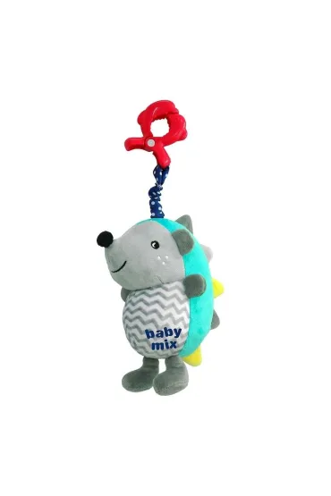 Zawieszka pluszowa Je�yk niebiesko-szary Baby Mix