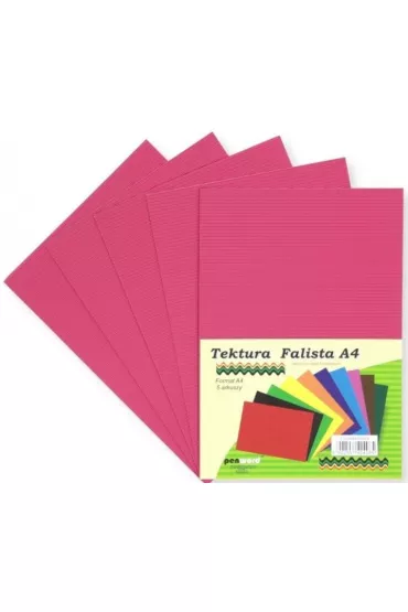 Polsirhurt Tektura A4 falista ciemnor�owa 5 szt.