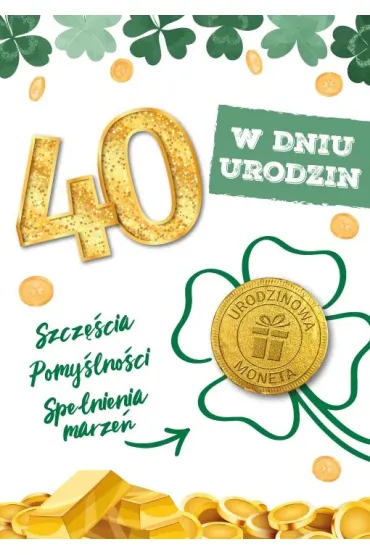 Armin Style Karnet Urodziny 40