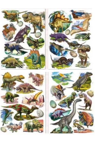 Brewis Naklejki 3D dinozaury