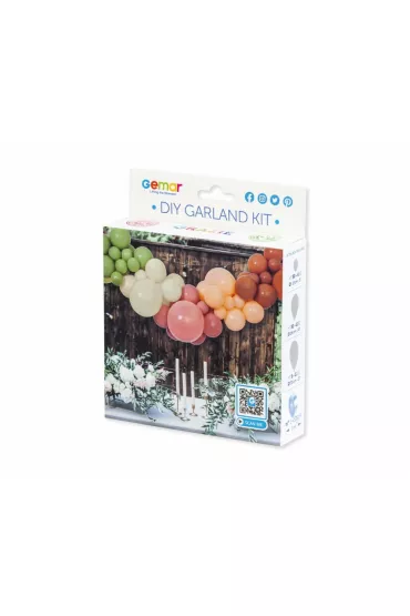 Gemar Girlanda balonowa DIY Boho 65 szt.