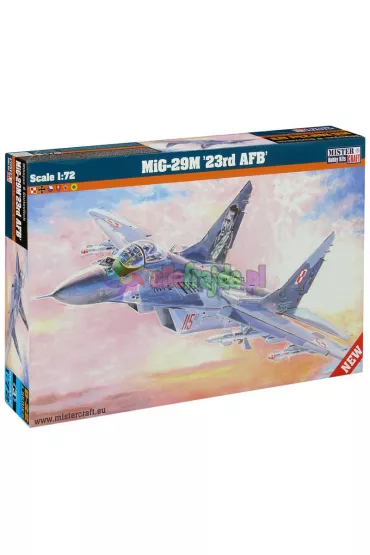 Model do sklejania MIG-29M "23rd AFB" Mastercraft