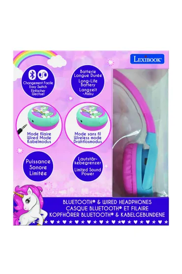 S�uchawki 2 w 1 Unicorn Lexibook HPBT010UNI