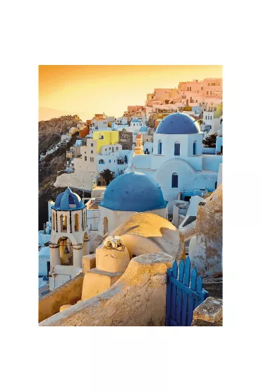 Puzzle 1000 el. Miasteczko Oia, Santorini Trefl