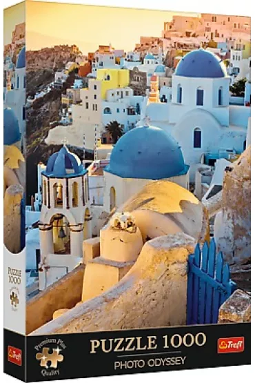Puzzle 1000 el. Miasteczko Oia, Santorini Trefl