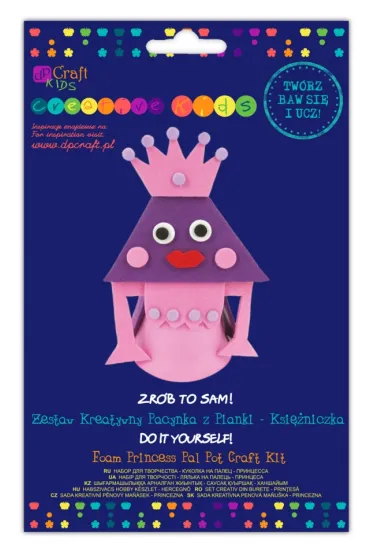 Zestaw kreatywny pacynka z pianki - ksi�niczka (KSPI-093) * dpCraft